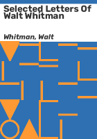 Selected_letters_of_Walt_Whitman